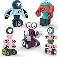 Gifts2U Magnetic Robots，35PCS Magnetic Blocks Set for Kids w
